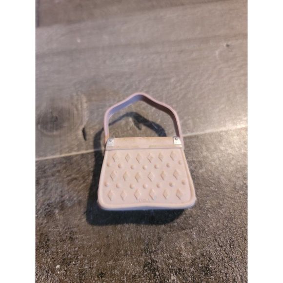 Doll purse pink bow lock accessory toy - Picture 3 of 3